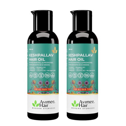 Avimee Herbal Keshpallav Hair Oil for Hair Growth | For Both Men & Women | Helps to reduce Hair Fall | With Rosemary, Castor, Amla, Coconut and Bhringraj Oil | Mineral Oil Free (Pack of 2) Avimee Herbal Keshpallav Hair Oil for Hair Growth | For Both Men Avimee Herbal Keshpallav Hair Oil for Hair Growth | For Both Men & Women | Helps to reduce Hair Fall | With Rosemary, Castor, Amla, Coconut and Bhringraj Oil | Mineral Oil Free (Pack of 2) Avimee Herbal Keshpallav Hair Oil for Hair Growth | For Both Men