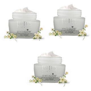 Lotus Herbals Whiteglow Skin Whitening  Brightening Gel Cream  Spf 25 Pa  40G  (Pack Of 3)