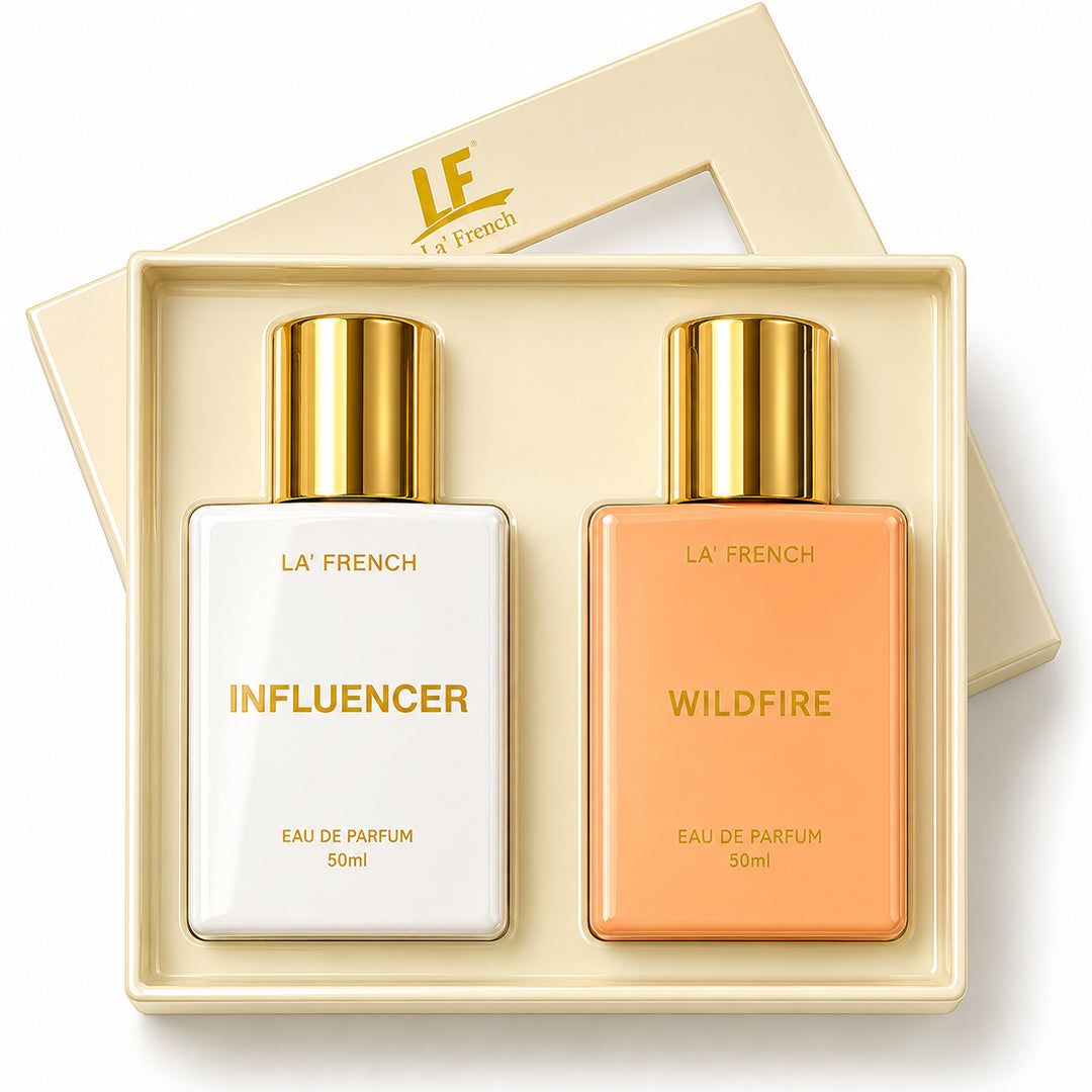 Influencer & Wildfire Eau De Parfum Combo 50ml| Long Lasting Luxury Perfume Set For Men & Women