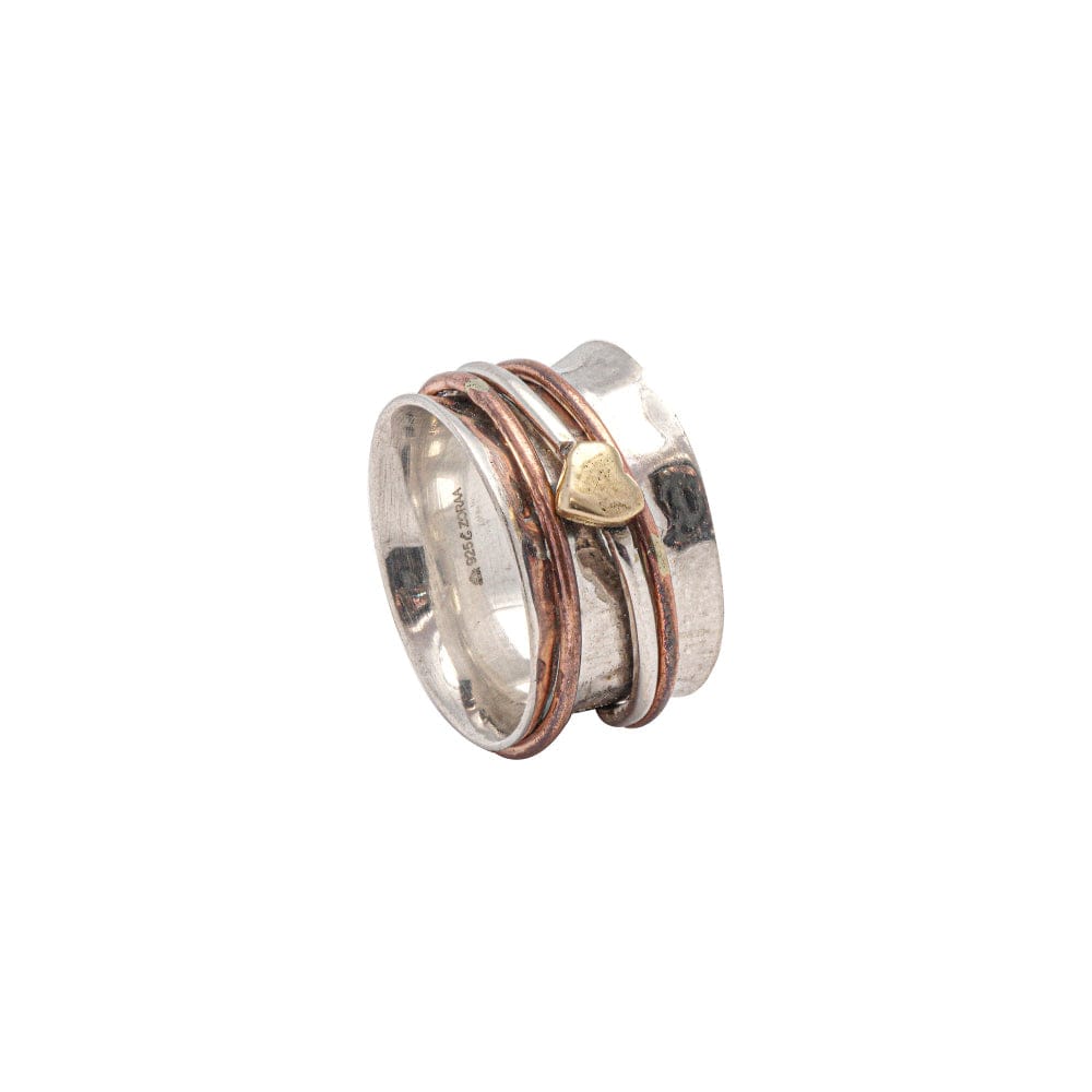 Heart Fluid | 925 Silver Ring for Women & Men-10