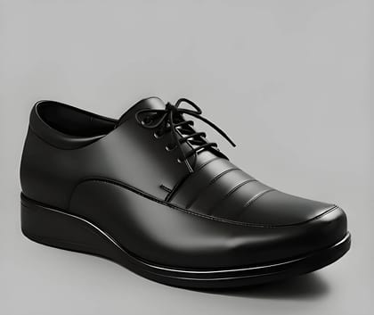 Mens Black Lace Up Formal Dress Shoes