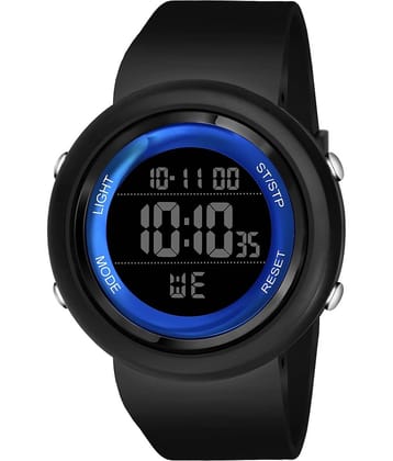 Hala - Black Silicon Digital Men's Watch