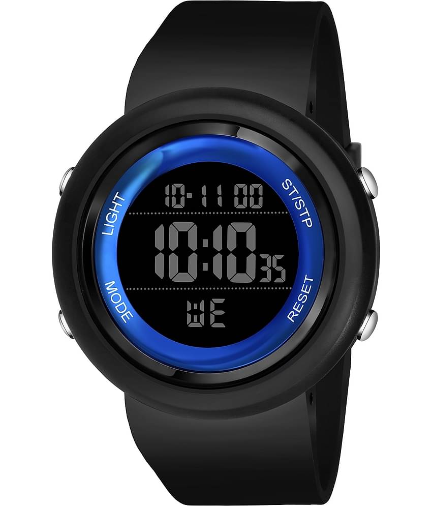 Hala - Black Silicon Digital Men's Watch