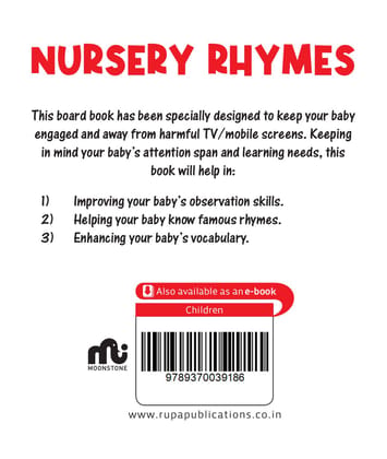 Kids Board Book Nursery Rhymes Kids Board Book Nursery Rhymes