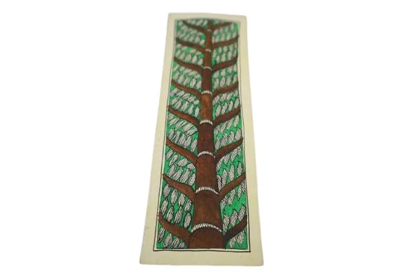 Handcrafted Madhubani Wall Hanging � Traditional Indian Folk Art on Fabric with Sun and Bird Design