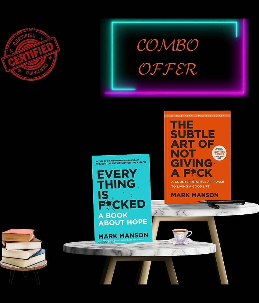 The Subtle Art of Not Giving a F*ck + Everything is Fucked (2 Books Combo) [Board book] MARK MANSON [Board book] MARK MANSON [Board book] MARK MANSON Board book – 7 March 2024