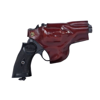 .32 Brown Wet Moulded Revolver Cover-0.32