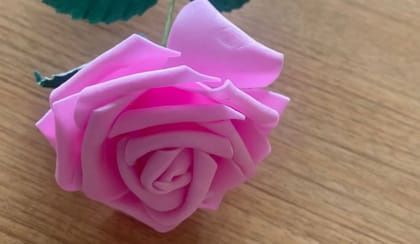 Handmade Single  foam Rose