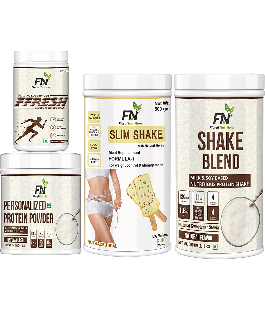 Floral Nutrition Formula 1 Shake, Protein Powder, FFresh, Shake Blend Protein Shake 1250 gm Kulfi