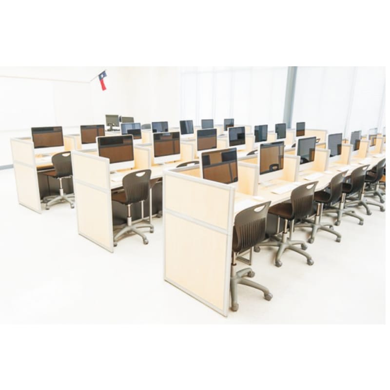 Study Time - Smart Lift Desktop Table for Office, Schools of 60 mm Partition (Sharing) 4Lx2Wx35H (CS-DENSE-LAB)