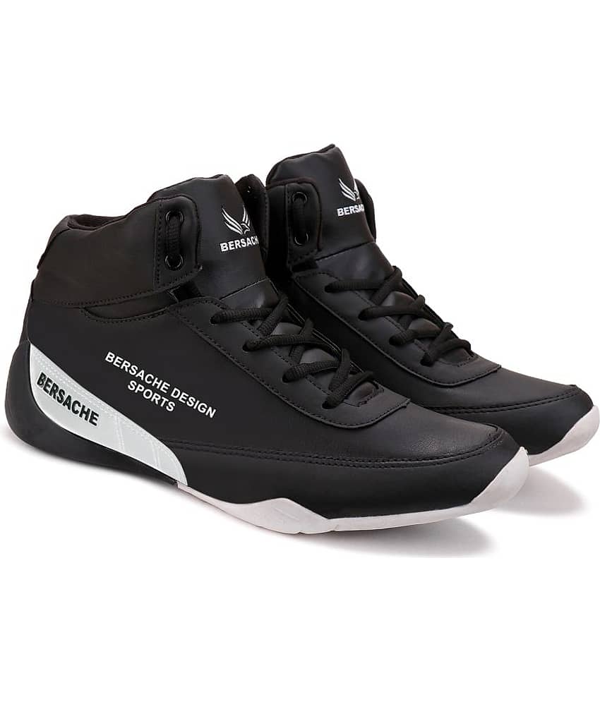 Bersache Men Casual Shoes Black Men's Outdoor Shoes