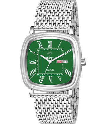 Versatile Silver Metal Analog Men's Watch