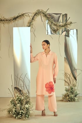 Peach Paradise Co-ord-S