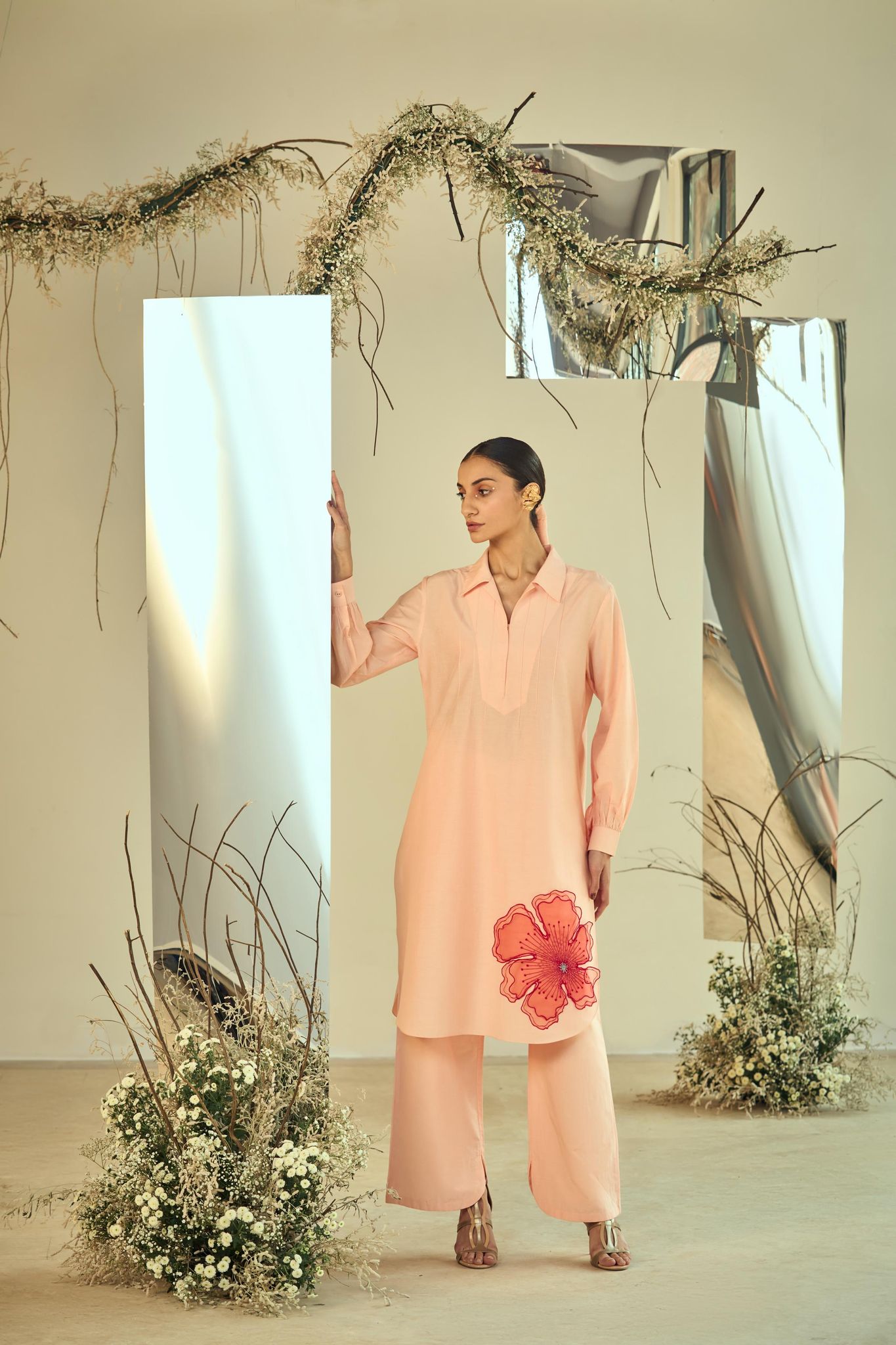 Peach Paradise Co-ord-S