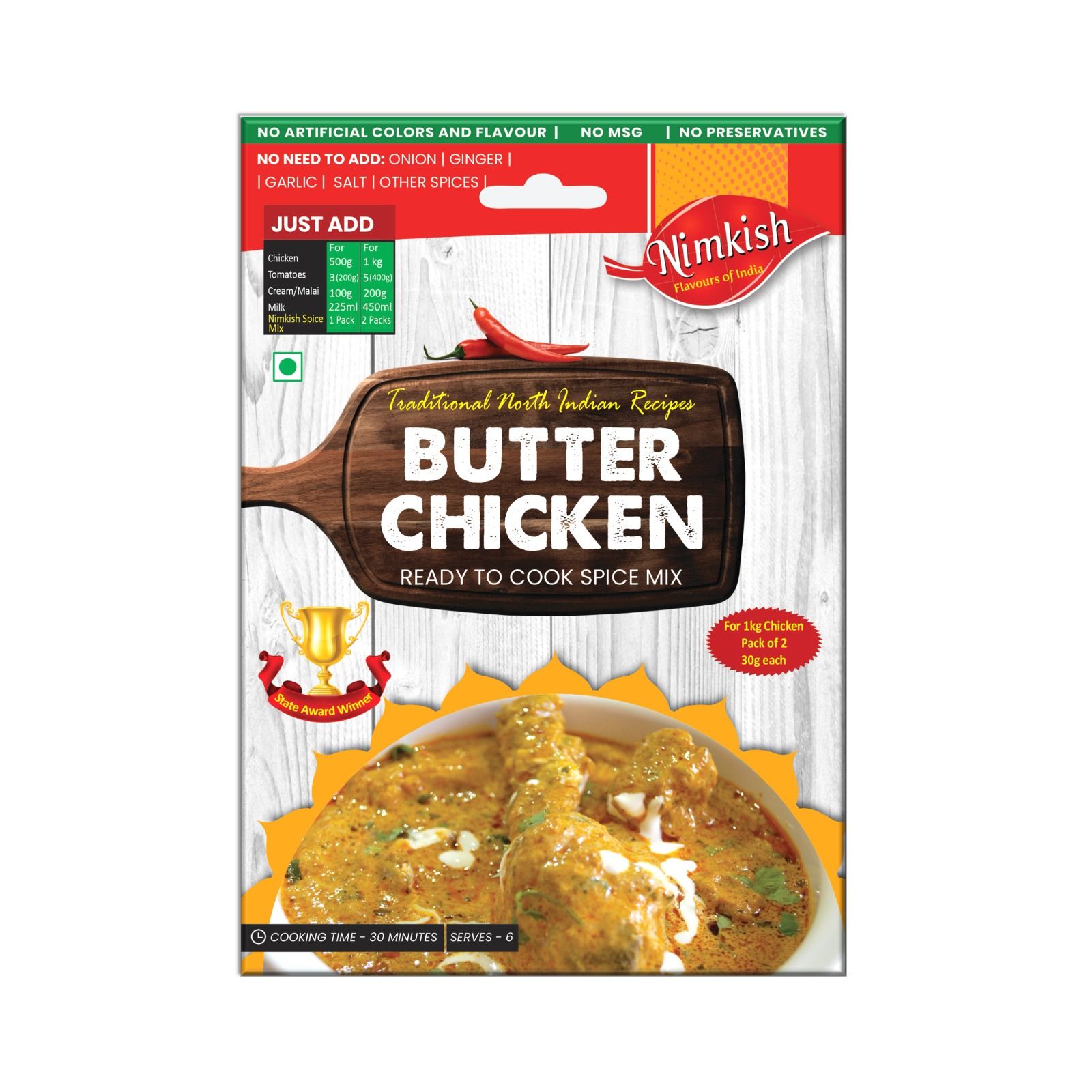 Butter Chicken Masala 30 G Pack of 2