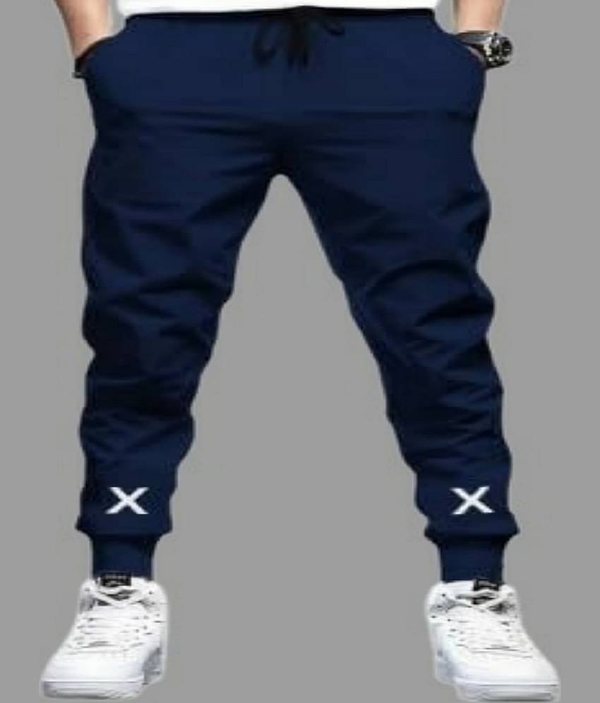 attitude start of fashion Black Lycra Men's Joggers ( Pack of 1 )