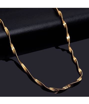 FASHION FRILL - Gold Plated Chain ( Pack of 1 )
