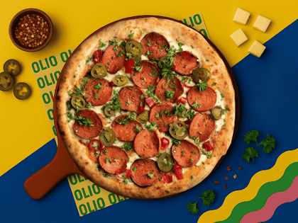 Spicy Chicken Pepperoni Pizza