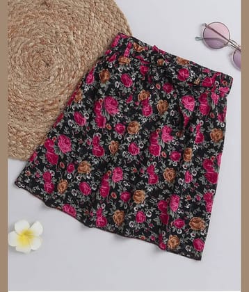 Addyvero Pack of 1 Girls Polyester A-Line Skirt ( Multicolor )