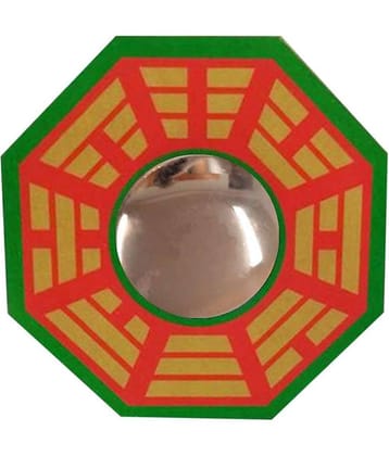 Feng Shui Chinese Convex Vastu Bagua(Pa KUA) Mirror for Positive(Chi) Energy | Wall/Door Decor for Protection