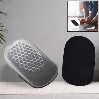 Medium 1 Pairs Silicone Heel Pads, Shoes Insole (11×6×3 Cm)