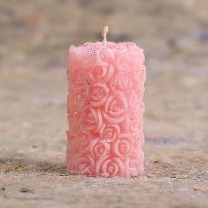 Rose Flower Shape Candle for Home Decor | Romantic Fragrance Candles | Smoke-Free Pillar Candle | Romantic Night