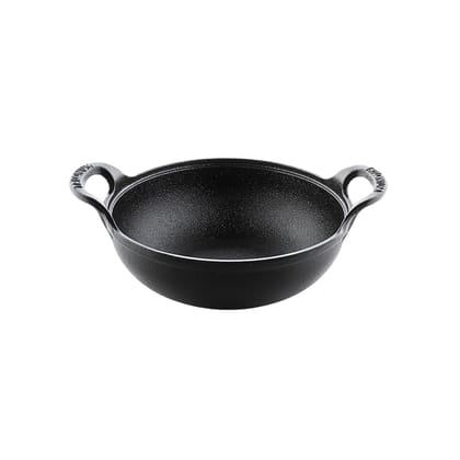 Trilonium Triple Seasoned Cast Iron CrockWok Mini Kadhai 20 cms, 1.2 kgs Trilonium Triple Seasoned Cast Iron CrockWok Mini Kadhai 20 cms, 1.2 kgs