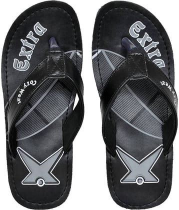 Cozy Wear - Black Men's Thong Flip Flop