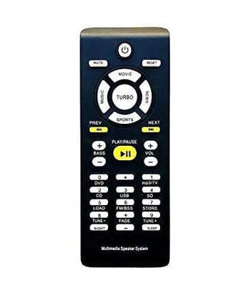 EHOP Compatable Remote for Philips Multimedia Speaker System (Please Match The Image with Your Old Remote)