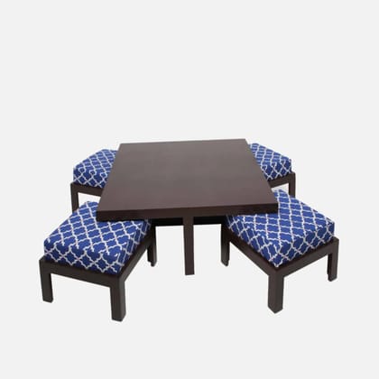 Nesting Coffee Table Set With 4 Stools Nesting Coffee Table Set With 4 Stools