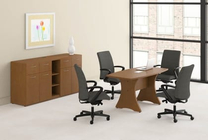 Rectangular 4 Seater Meeting Table, Without Storage Rectangular 4 Seater Meeting Table, Without Storage