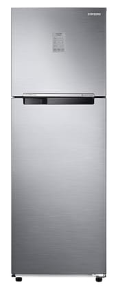 Samsung 256L 2 Star Inverter Frost-Free Convertible 3 In 1 Double Door Refrigerator Appliance (RT30C3732S8/NL,Elegant Inox 2023 Model)