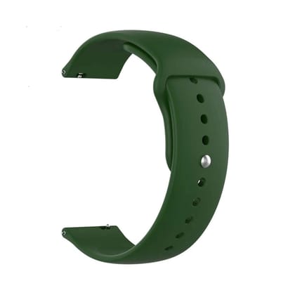 Wrapcart Dark Green Silicone Watch Strap 20/22 MM Wrapcart Dark Green Silicone Watch Strap 20 MM