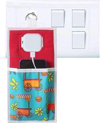 PrettyKrafts Mobile Holder During Charging - Travel Assist Stand - Mobile Carrying Bag/Accesory - Premium Cellphone Cover