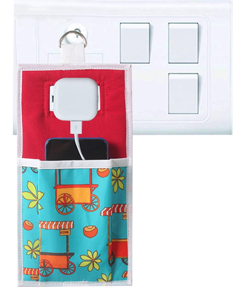 PrettyKrafts Mobile Holder During Charging - Travel Assist Stand - Mobile Carrying Bag/Accesory - Premium Cellphone Cover