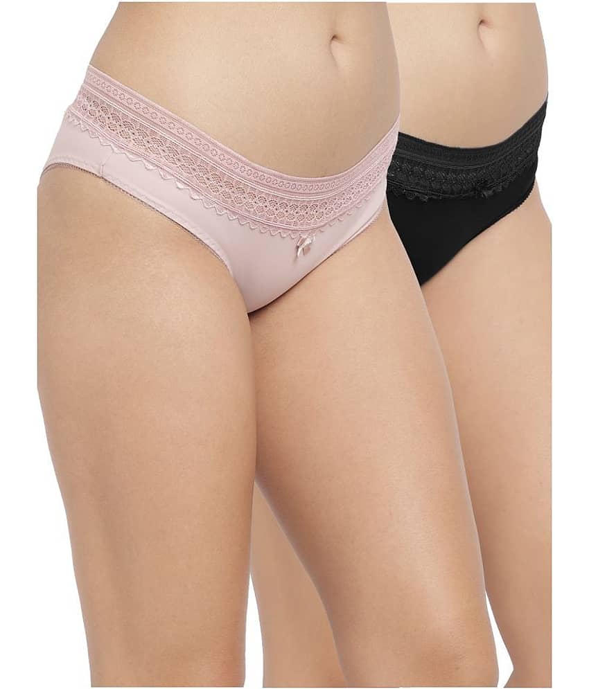 N-Gal Pack of 2 Polyester Women's Briefs ( Multi Color )