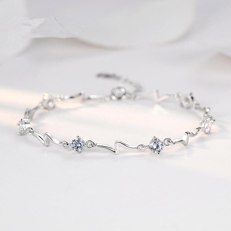 Silver Bracelet For Women and Girls Silver Bracelet