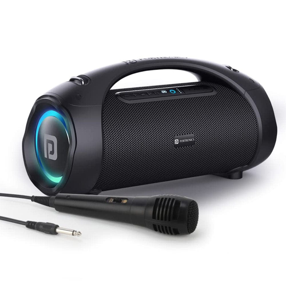 Portronics Dash 12 60W Wireless Party Speaker with Mic Black