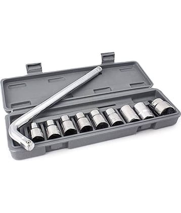 Shopper52-tools hardware Socket Wrench Set of 10 Pc