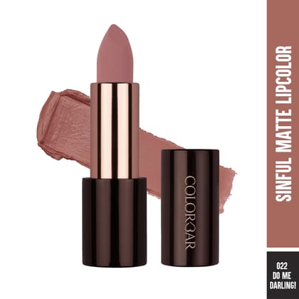Colorbar Sinful Matte Lipcolor - Do Me Darling 22