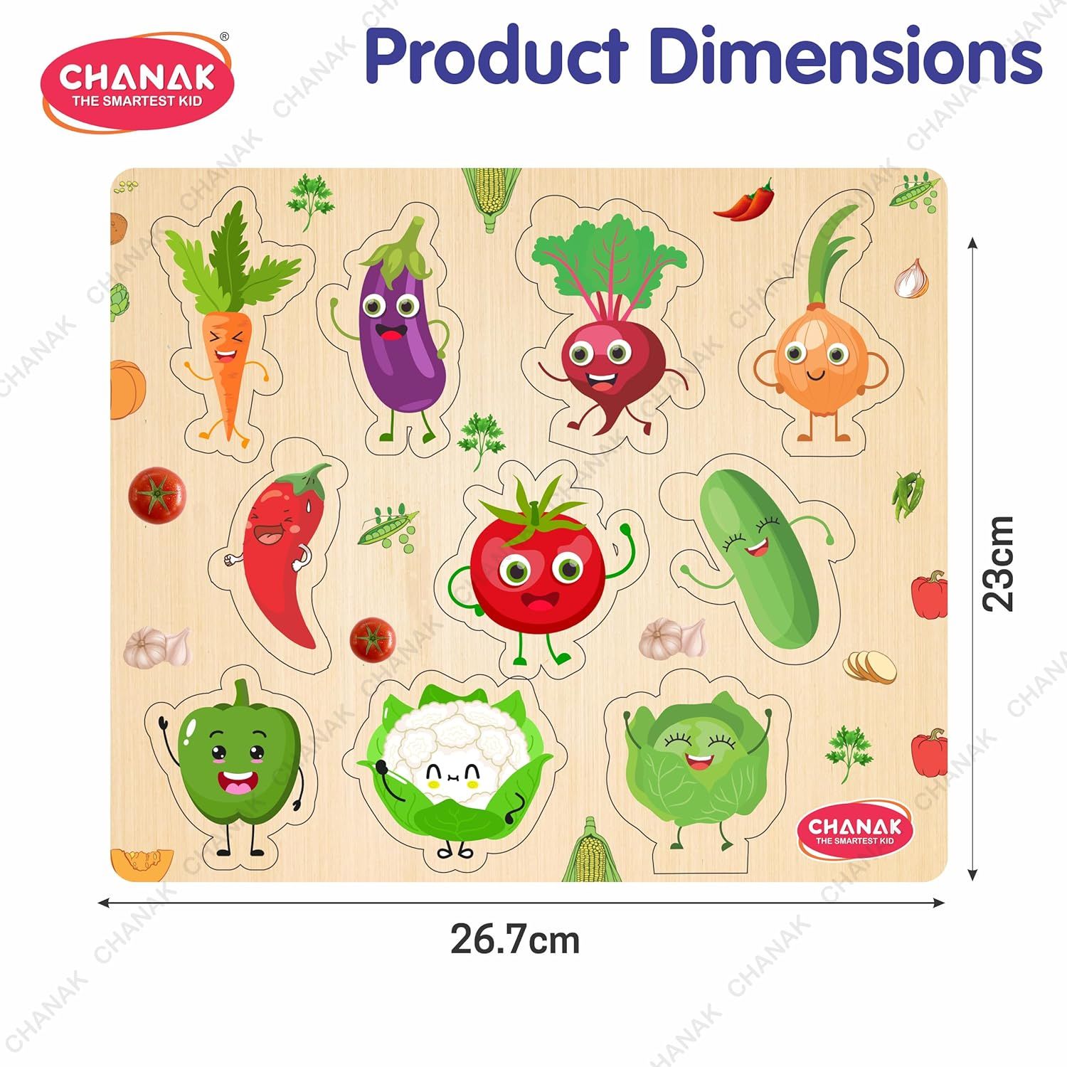 Wooden Vegetable Puzzle