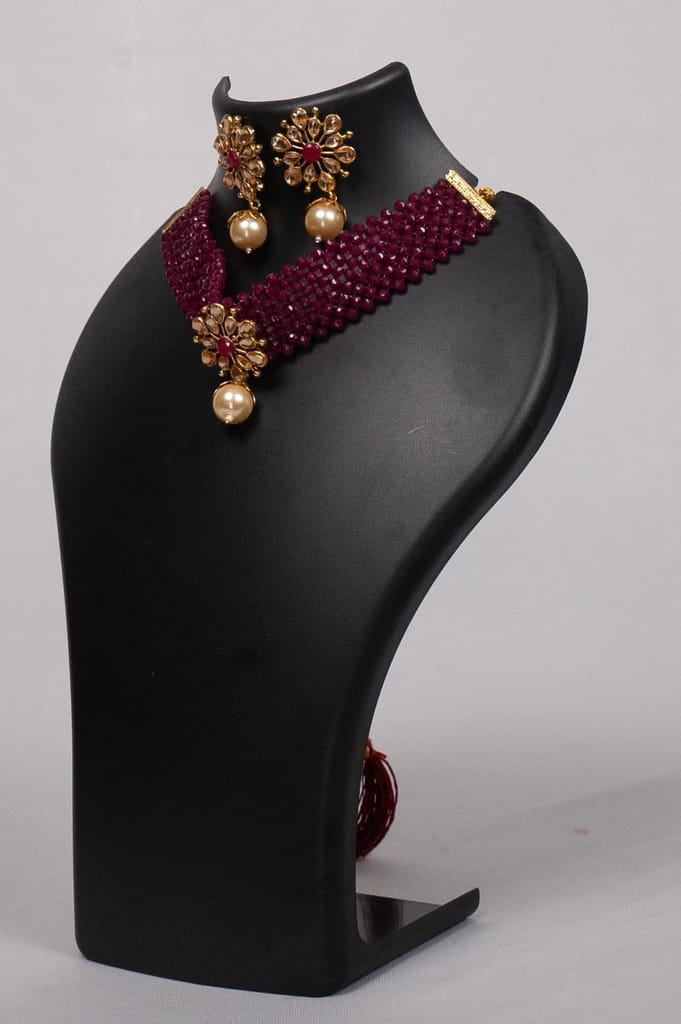 SONCHIRAIYA AP MEPMA RED STEPS CHAIN WITH PENDENT