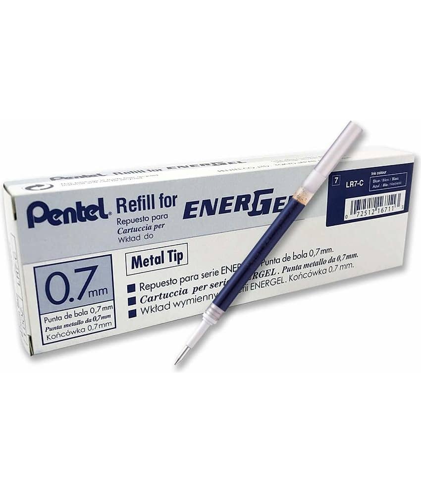Pentel Pentel Energel Refill 0.7Mm Gel Pen Refill (Pack Of 20, Blue)