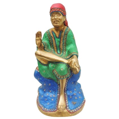 Brass Showpiece Sai Baba Statue (BSMAS520)