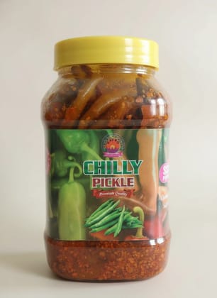 KAFRO Chilly Pickle | Authentic Home-Style Recipe | Handcrafted with Farm-Fresh Green Chilies & Traditional Spices | Bold & Tangy Indian Taste | Sundried & Small-Batch Preparation | No Artifi
