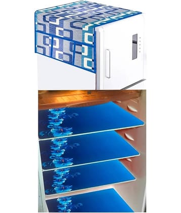 Revexo Set of 5 PVC Multicolor Fridge Mats