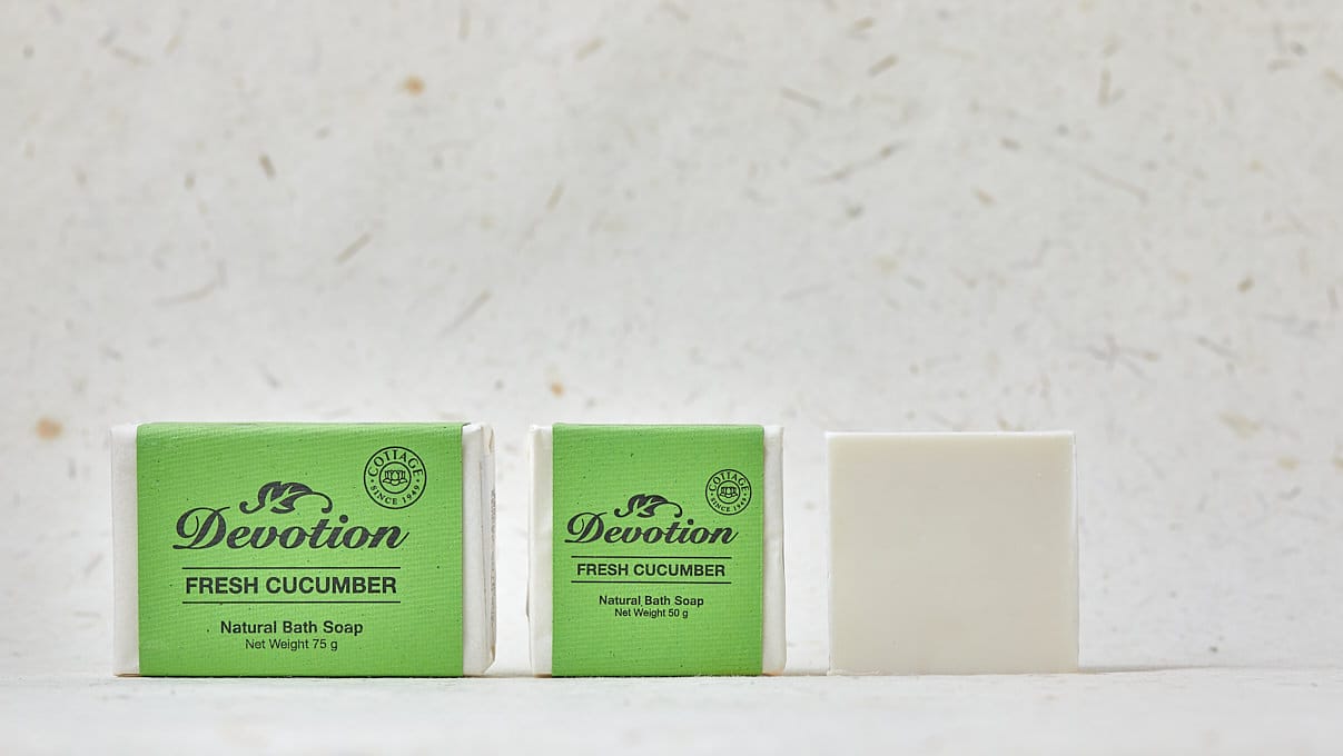 Fresh Cucumber - Devotion Soaps 75 Gms