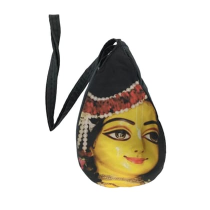 MAYAPURI Printed Chanting Bag/Gomukhi Japa Mala Bag/Bead Bag with Zip Pocket (Pack of 1)