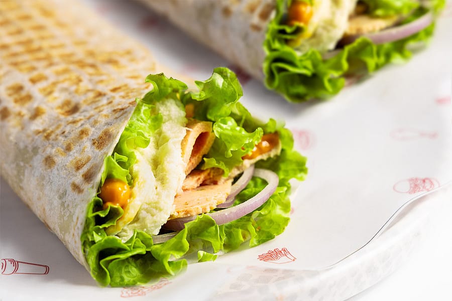 Egg N Salami Wrap