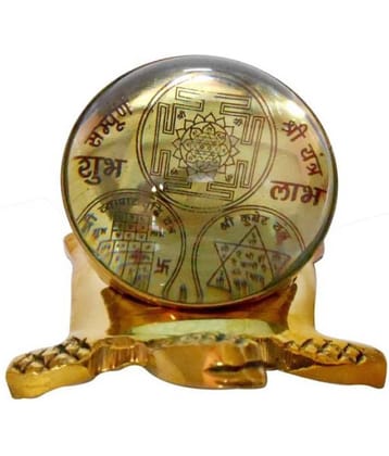 RAHUL NAVI COLLECTION  Fang Shui Sampuran Shree Yantra On Tortoise